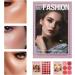  WJnflQN Eyeshadow Palette | 24 Colors Makeup Palette for Women - Natural Intense Pigmentation Water Resistant Blush Illuminating for Women Girls Mother Wife - Buy Online on GoSupps.com