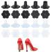 10pairs 5sizes High Heel Protectors Grass High Heel for Wedding Clear Heel Sink Stoppers for Women Wedding Shoes