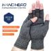 Hand Hero Arthritis Compression Gloves - Fingerless Support for Men and Women - Pain Relief for Rheumatoid Osteoarthritis Typing Knitting - Buy Online on GoSupps.com