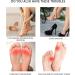 Fabric Metatarsal Pads with Gel - 4 Pairs Ball of Foot Cushions for Pain Relief - Foot Health Care - M Black + Beige - Buy Online on GoSupps.com