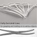 Multipurpose Long Hemostat Forceps with Fully Serrated Jaws Rochester Pean Comes in Stainless Steel for Holding Objects Feeding Reptiles Mechanical Repairs & other Outdoor Activities - 10" CURVED - Buy Online on GoSupps.com