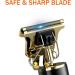 Cordless T Blade Hair Clippers for Men - Zero Gapped Electric Trimmer Kit | USB Rechargeable Detailer for Barbershop | Professional Beard Shaver and Outliner - Buy Online on GoSupps.com