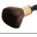 Neck Duster Brush Broken Hair Sweep Brush lengthy Handle Neck Face Cleaning Hairbrush Soft Bristles Tools for Salon The bristles can be washed for barber shops and hair salons. (Black) - Buy Online on GoSupps.com