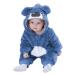 Doladola Unisex Baby Spring Autumn Animal Romper Baby Boys Girls Flannel One Piece Pyjamas 6-12 Months Bluekoala