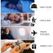 100% Mulberry Silk Eye Mask for Sleeping | Adjustable Face-Hugging Silk Sleep Mask for Men & Women - Forged Iron Color - Buy Online on GoSupps.com
