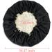 Ranphykx 2PCS Satin Sleep Cap Set - Adjustable Double-Sided Bonnet Cap for Sleep (1 Black + 1 Light Blue) M-XL - Buy Online on GoSupps.com