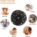 Arqumi Satin Sleeping Bonnet - Adjustable Large Satin Sleep Cap with Butterfly Pattern in Black - Buy Online on GoSupps.com