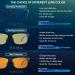 ANYLUV Blue Light Glasses for Men - Premium Gaming & Computer Glasses with Clear Lens | Al-Mg Frame | Anti-Blue Ray Protection - Buy Online on GoSupps.com