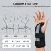 FREETOO Doctor Approved Adjustable Day Night Wrist Support Brace for Carpal Tunnel, Arthritis, Tendonitis - Left (S/M) - Rose Red - Buy Online on GoSupps.com
