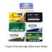105-Piece Double Edge Safety Razor Blade Variety Sampler Pack - Fits All Standard Razors from Parker, Personna, Astra, Shark, Voskhod & 7am - Buy Online on GoSupps.com