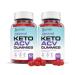 Justified Laboratories (2 Pack) Optimal Keto ACV Gummies 1000MG Vegan Non GMO with Pomegranate Juice Beet Root B12 120 Gummys 120 Count (Pack of 1)