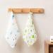 HBselect 10 Soft Bamboo Baby Washcloths - High-Quality Towels with Hanging Rope - 25x25 cm - Perfect for Gentle Baby Care - Buy Online on GoSupps.com