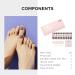 NAILOG Semi Cured Gel Nail Strips - Long Lasting Glossy Toenail Polish Wraps | 32 Pieces for Perfect Pedi | Last Night - Buy Online on GoSupps.com