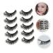 5 Pairs Diamond Eyelashes - Royal Silk Glitter Lashes for Natural Makeup | Rhinestone Fake Eyelash Decor - Buy Online on GoSupps.com