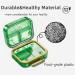 Weekly Pill Organizer - 7 Compartment Portable Moisture-Proof Travel Case for Vitamins Supplements & Medication - Green - Buy Online on GoSupps.com