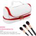Uonlytech Double Layer Makeup Bag for Women - Strawberry Zipper Cosmetic Organizer - Stylish Travel & Cultural Bags - Buy Online on GoSupps.com