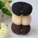 Gokame Donut Haar Dutt Maker | Magical Hair Rolling Tool for Quick Dutts | DIY Foam Ring Former for Girls & Women - Brown - Buy Online on GoSupps.com