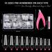 MORGLES 500 Pcs Clear Nail Tips Set with Glue and Tools - Acrylic Coffin Nail Extensions, Nail Clipper, Files, Cuticle Pusher - Fake Nails Kit - Buy Online on GoSupps.com