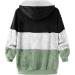 Hanxiulin Women's Fleece Jacket - Plush Long Sleeve Winter Coat Hooded & Cuddly in 5XL Green for Ultimate Comfort - Buy Online on GoSupps.com