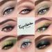 16 Color Matte Shimmer Eyeshadow Palette - Brown Grey Green Gold | Highly Pigmented Blendable Korean Makeup with Mirror - Buy Online on GoSupps.com