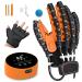 Rehabilitation Robot Gloves Hand Exerciser Self Training Finger Rehabilitation Device Functional Hand Stroke Recovery Equipment for Hand Dysfunction Patients(A:Left Hand B:Right Hand)