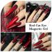 12ml Dark Red & Burgundy Cat Eye Magnetic Gel Polish - B06 | Long-Lasting & Vibrant Color for Nail Art | International Shipping - Buy Online on GoSupps.com