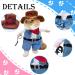 Cat Clothes Cat Halloween Costume Cute Puppy Dog Cat Cosplay Funny Cloths Dress Up Cowboy Outfit Pet Halloween Costume Cowboy Dog Costume Halloween Cat Costume(Cowboy L) - Buy Online on GoSupps.com