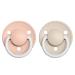 BIBSE de Lux Glow Schnuller 2-Pack | BPA-Free Natural Rubber Pacifiers | Lights Up in the Dark | 6-18 Months | Made in Denmark | Blush Night & Vanilla Night - Buy Online on GoSupps.com