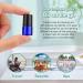 50-Pack 1ml Glass Roll-On Bottles Mixed Colors with Stainless Steel Roller Balls and Black Caps for Aromatherapy - Includes Pipette - Buy Online on GoSupps.com