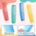 4-Piece Plastic Hair Combs Set for Women and Men - Fine and Standard Tooth Hair Cutting, Dressing, and Styling Combs - Hairdressing Barber Salon Tool - Multi Color - Buy Online on GoSupps.com