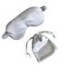 Eye Sleep Mask Silk Eye Mask for Sleeping Satin Eye Cover Satin Eye mask for Sleeping Silk Storage Bag Silvery