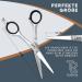 TOLERA Hairdressing Scissors Set with Case | Sharp & Precise Unisex Hair Cutting Scissors (Silver) - Shop Internationally - Buy Online on GoSupps.com