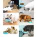 2 Pcs Pet Crate Bowls 2-in-1 Dog Hanging Bowl Removable Cage Water Bowls for Small Animals Blue & Green - Buy Online on GoSupps.com
