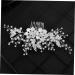 FRCOLOR Hair Comb Made of Crystal Pearl Hair Comb with Floral Pattern Wedding Hair Comb Flower Hair Accessories Rhinestone Headpiece Wedding Tiara Diamond Headpiece Bridal - Buy Online on GoSupps.com
