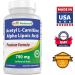 Best Naturals Acetyl L-Carnitine and Alpha Lipoic Acid 750mg 120 Capsules - Pack of 2 - Buy Online on GoSupps.com