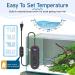 Hygger Energy Saving Titanium Aquarium Heater 500W Digital Submersible | Auto Shut Off, Overheat Protection | for 60-120 Gallon Tank - Buy Online on GoSupps.com