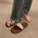 Buy Women's Casual Summer Sandals - Breathable Slip-On Bunion Correction Platform Shoes for Hallux Valgus - Size 7.5 Black - Buy Online on GoSupps.com
