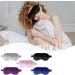 Buy Silk Sleep Mask - Soft Eye Mask for Women & Men | Black Blindfold for Relaxing Sleep - Buy Online on GoSupps.com