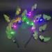 Clataly LED Butterfly Headband Luminous Butterfly Wreath Wedding Party Hairband Photography Props Hair Hoop Hair Accessories for Women Girls (Green) - Buy Online on GoSupps.com