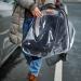 Universal Waterproof Baby Car Seat Rain Cover with Zipper Door and Ventilation - Transparent Stroller Weather Shield for Infant Car Seat - Buy Online on GoSupps.com