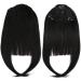 Clip in Fringe Clip in Bangs Clips Hair Bangs Straight Clip In Hair Extensions Gradient Bangs Fringe Hairpiece (Size : Blunt Bangs Color : #1B) Blunt Bangs #1B - Buy Online on GoSupps.com