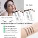 66 Pairs 4D Hair-like Eyebrow Tattoo Stickers - Long Lasting & Waterproof for Women and Girls (Black) - Buy Online on GoSupps.com