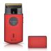 StyleCraft Uno Cordless Foil Shaver Mini Travel Size Portable Gold Titanium Premium Head Red 2.0
