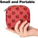Shop Large Storage Bags for Women - Red Strawberry Pattern Zipper Pocket for Menstrual Cups Panty Liners & Tampons | Multicolored 06 - Buy Online on GoSupps.com