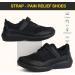 Ortho+rest Women Pain Relief Walking Shoes - Size 9 Black | Ideal for Sensitive & Bunions Feet - Buy Online on GoSupps.com