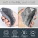 Silicone Exfoliating Body Scrubber for Deep Cleaning and Exfoliation - Black+Gray | Easy-to-Clean, Reusable Shower Brush with Grip and Hanging Holes - Buy Online on GoSupps.com