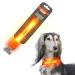 Laroo safety LED light band for dogs cats LED light flashing light with Velcro fastener easy to attach to the collar and dishes waterproof bright outdoor sports orange