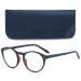 Vevesmundo Anti Blue lights reading glasses Computer Women Men Men Men's Men's Spring Sharnian Clear Big Retro Vintage full -rim glasses reading aid visual aid blue light filter glasses 2.0 x