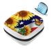 GIAPB Sanitary Napkin Storage Bag Period Bag Tampon Bag Makeup Bag Pad Pouch Sunflowers and Butterfly Color3470