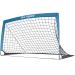 RUNBOW 5x3 ft Portable Kids Soccer Goal for Backyard Small Children Pop Up Soccer Goal Net Set of 2 with Portable Carrying Case Blue 5x3FT 1 Pack